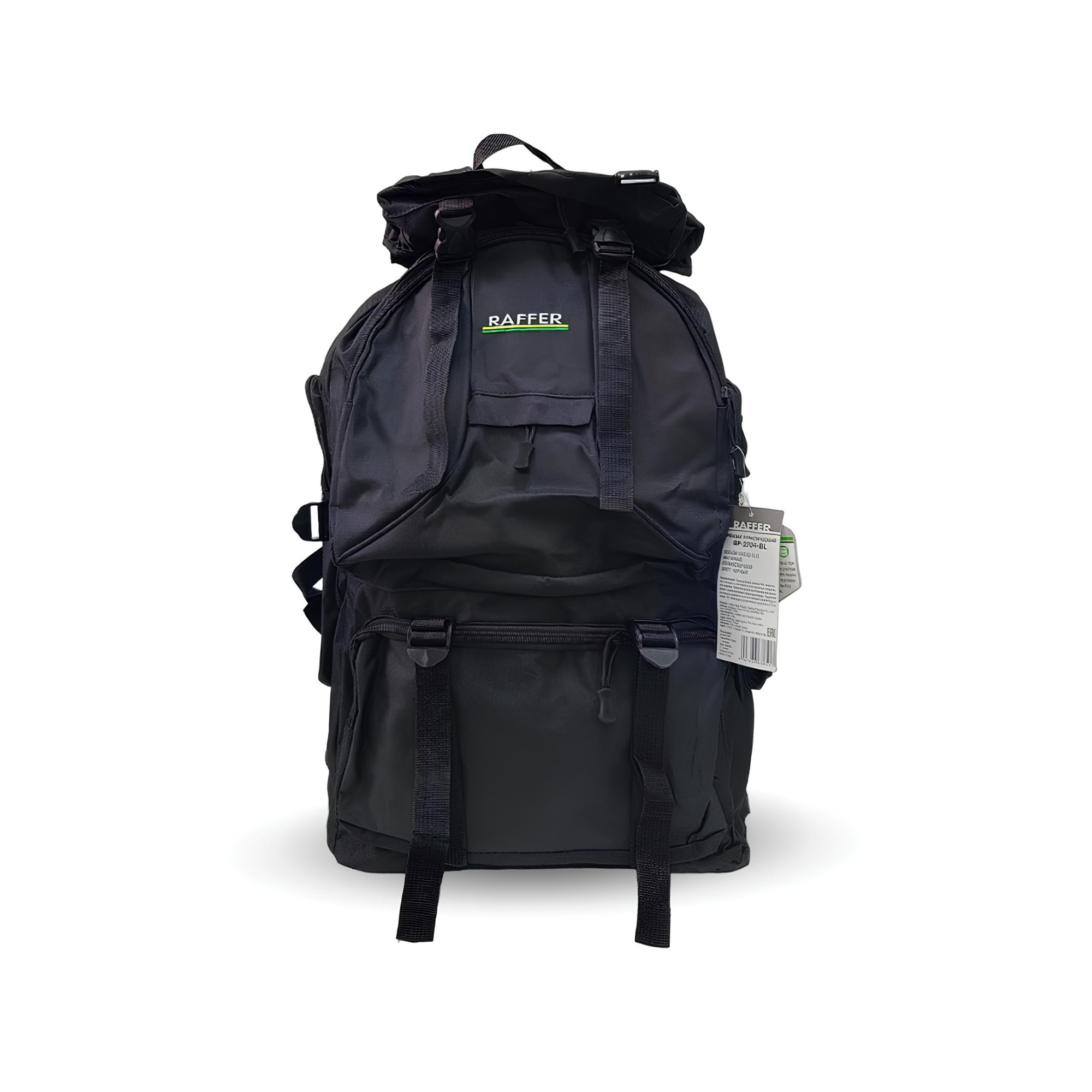 Рюкзак туристич. RAFFER ~70л (BP-2704-BL черный)