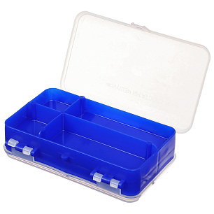 Коробочка Helios (14*8*4 см) 2-сторонняя для оснастки, синяя