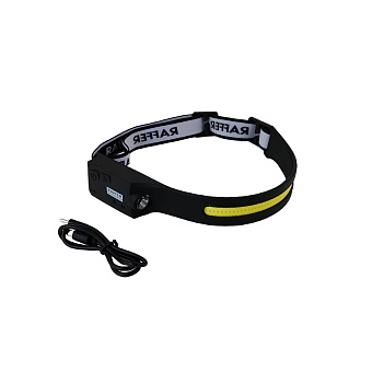 Фонарь налобн. Raffer GU-075 (блистер) акк.