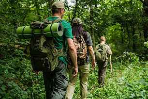 Рюкзак туристич. RAFFER ~70л (BP-2704-GR хаки)