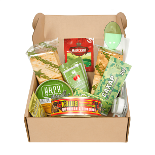 Сухой Паёк «Ужин №1» на 1 приём пищи ОПРП Армейские Будни (Разовый)