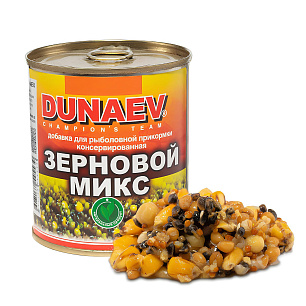 Добавка для прикормки ''DUNAEV'' ж/б 320 мл. Зерновой Микс