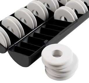 Поводочница EastShark DS-100-12 тубус 20*5,5*5,5 см, 12 бобин*4,5 см