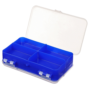 Коробочка Helios (14*8*4 см) 2-сторонняя для оснастки, синяя