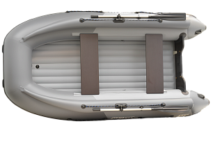 Лодка моторная Boatsman BT380A FB (НДНД) серо-графитовый