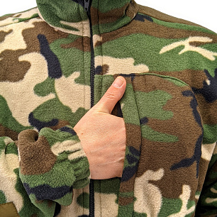 Куртка флисовая Милитари