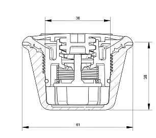 Стравливающий клапан VA-100 350/310 мБар