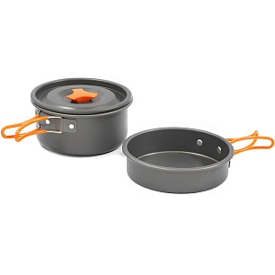 Набор посуды из анодир.алюминия CAMPSOR-420