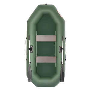 Лодка гребная Шкипер 240 зеленый