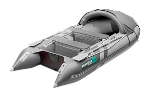 Надувная лодка GLADIATOR C330AL (светло-темносерый)