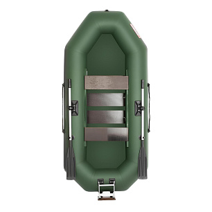 Лодка гребная Шкипер 260НТ зеленый