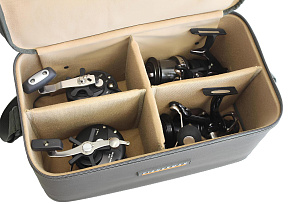 Кофр Fisherman Ф096 для 4 карповых катушек (39,5*17*21,5) жесткий