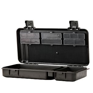 Кейс Kudos HL01 (345*175*55) 2-стор. с поводочницей, 3 отд. + 3 отд. с инд.кр.