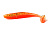 Силиконовая приманка BASS PRO Predator Minnow 4'' Chartreuse Orange