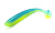 Силиконовая приманка BASS PRO Predator Minnow 4'' Chartreuse/Blue