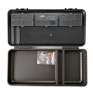 Кейс Kudos HL01 (345*175*55) 2-стор. с поводочницей, 3 отд. + 3 отд. с инд.кр.