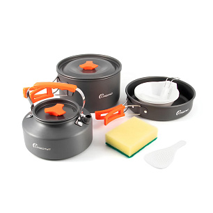 Набор кемп.посуды СЛЕДОПЫТ - Optimum, на 3 персоны,PF-CWS-K07