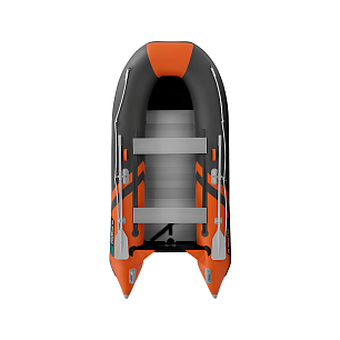 Надувная лодка GLADIATOR B330AL (оранжево-темносерый)